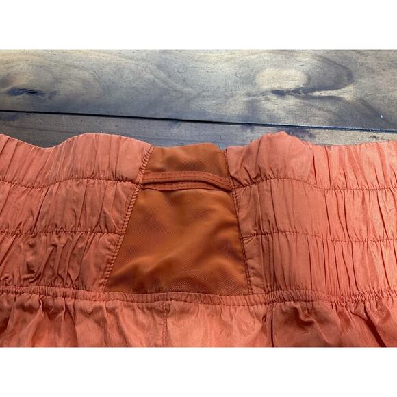 Free People Movement Shorts Womens M Orange The Way Home High Waist Athletic - Picture 9 of 10